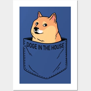 Dogecoin in my Pocket - Crypto Doge Crypto Posters and Art